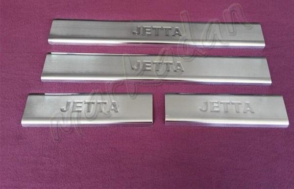 WOC Chrome VW Jetta Krom Kapı Eşiği 2011-2017 4 Parça Paslanmaz Çelik - Image 1