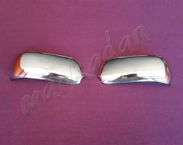 WOC Chrome VW Sharan Krom Ayna Kapağı 1997-2004 2 Parça Paslanmaz Çelik - Image 1