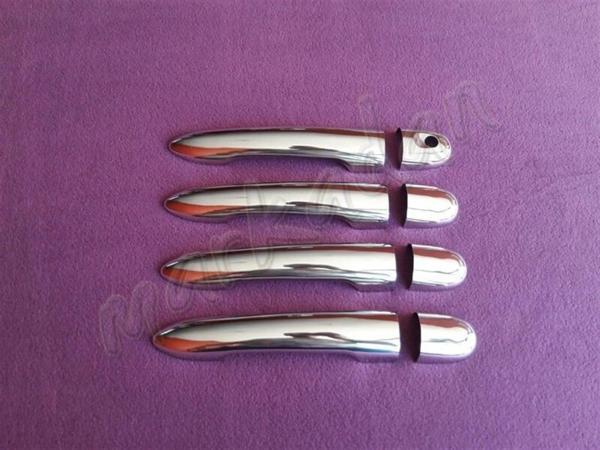 WOC Chrome Renault Kangoo Krom Kapı Kolu 2008-2020 4 Kapı Paslanmaz Çelik - Image 1