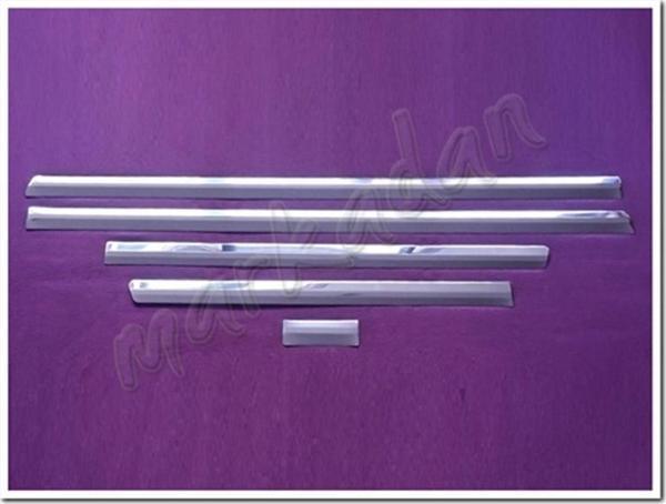 WOC Chrome VW T5 Transporter Kısa Şase Krom Yan Kapı Çıtası 2003-2014 5 Parça Paslanmaz Çelik - Image 1