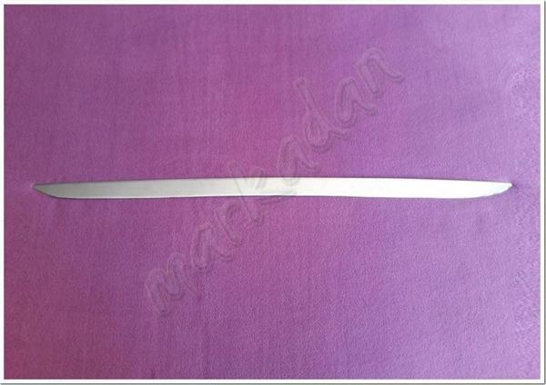 WOC Chrome Renault Symbol Krom Bagaj Alt Çıta 2013-2016 Paslanmaz Çelik - Image 1