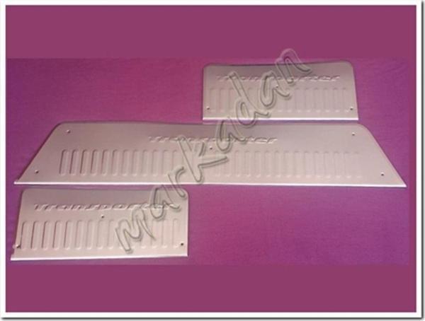 WOC Chrome VW T5 Transporter Krom Kapı Eşiği 2003-2014 3 Parça Paslanmaz Çelik - Image 1