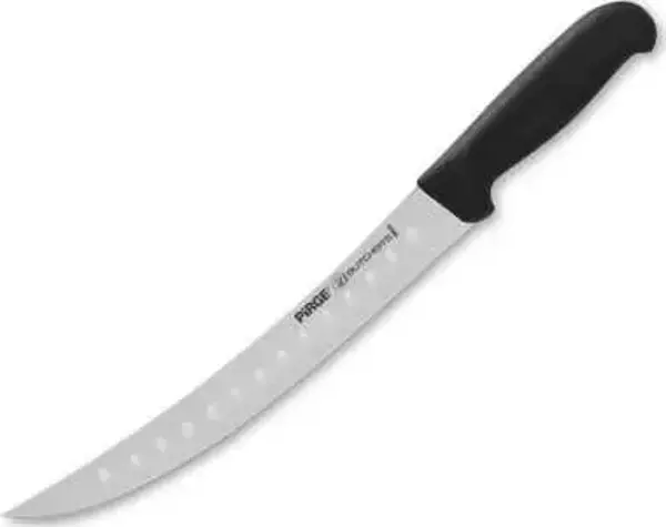 Pirge Butcher's Kavisli Et Doğrama Bıçağı 26 Cm Oluklu - Image 1
