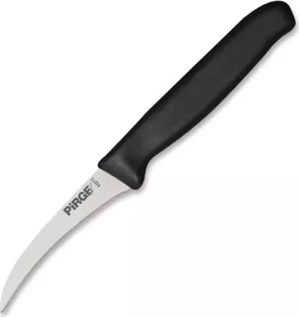 Pirge Creme Dekor Bıçağı Eğri Büyük - Image 1