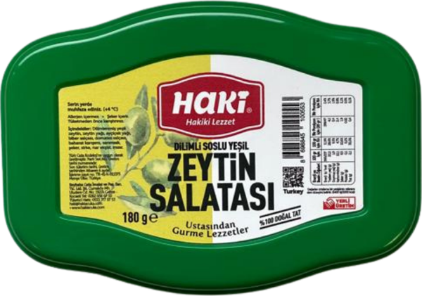 Haki Soslu Yeşil Zeytin Salatası Mükemmel Lezzet - Image 1