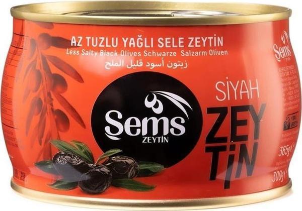 Şems Siyah Zeytin 291-320 Kalibre 300 gr - Image 1