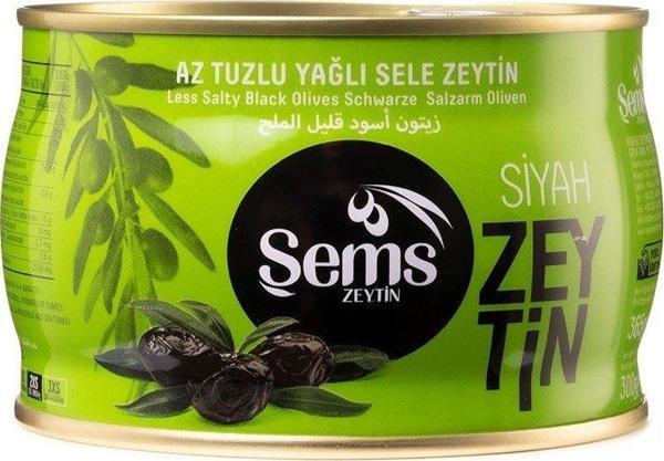 Şems Siyah Zeytin 351-380 Kalibre 300 gr - Image 1