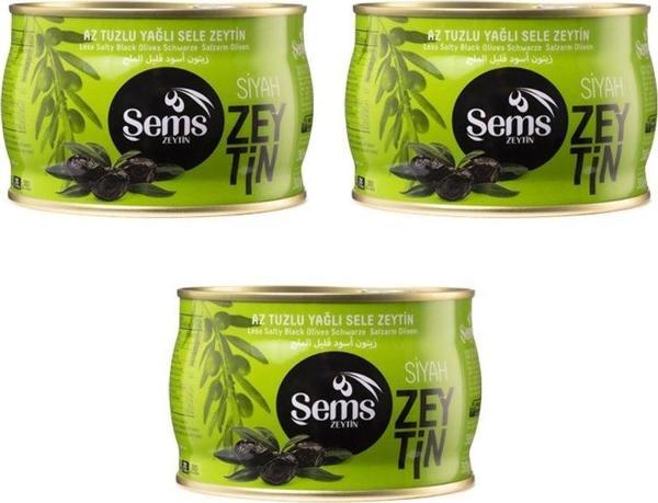 Şems Siyah Zeytin 351-380 Kalibre 300 gr 3'lü - Image 1