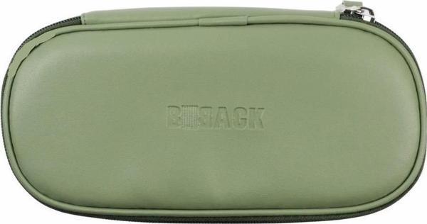 Bback Hazneli Oval Kalemlik Suni Deri Zeytin Yeşili 327 - Image 1