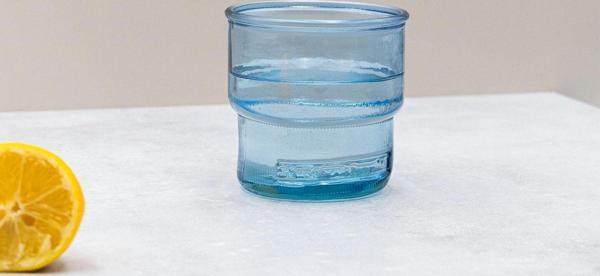 San Miguel Ribbed Su Bardağı Mavi 300 cc - Image 1