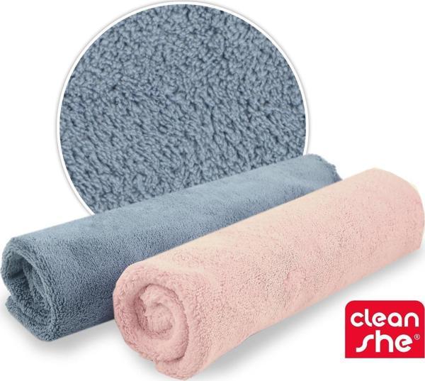 Cleanshe Miracle Ultra Emici Mikrofiber Temizlik Bezi 2'li Set 50x70 - Image 1