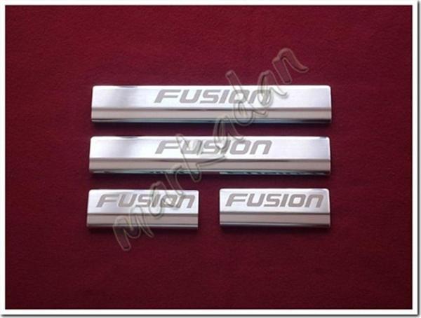 DB Chrome Ford Fusion Krom Kapı Eşiği 2002-2012 4 Parça P.Çelik - Image 1