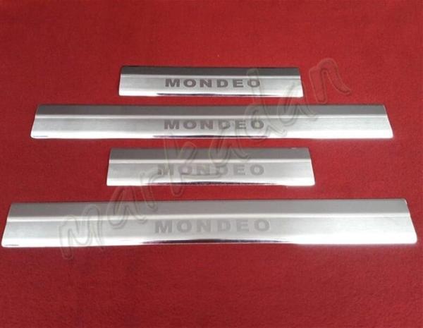 DB Chrome Ford Mondeo Krom Kapı Eşiği 2000-2007 4 Parça P.Çelik - Image 1