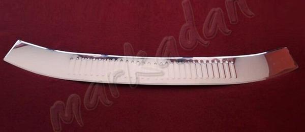 DB Chrome Ford Tourneo Courier Arka Tampon Üstü Nikelaj 2014-2023 P.Çelik - Image 1