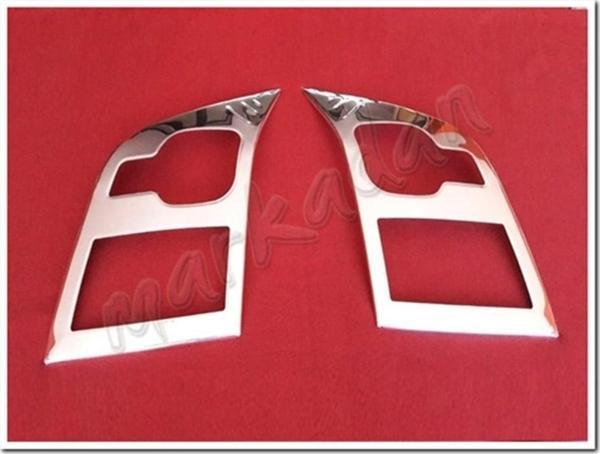 DB Chrome Ford Transit Far Çerçeve Nikelajı 2007-2013 2 Parça P.Çelik - Image 1