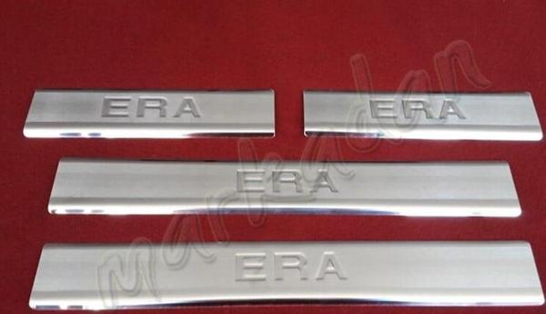 DB Chrome Hyundai Accent Era Krom Kapı Eşiği 4 Parça P.Çelik - Image 1