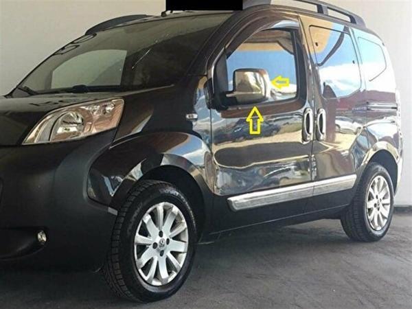 DB Chrome Peugeot Bipper Krom Ayna Kapağı 2008 Sonrası 2 Parça Abs Krom - Image 1