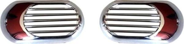 DB Chrome Peugeot Bipper Sinyal Çerçevesi 2008 Sonrası 2 Parça Abs Krom - Image 1