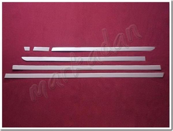 DB Chrome Mercedes Vito W447 Kısa Şase Yan Kapı Çıtası Nikelajı 2014 Sonrası 6 Parça P.Çelik - Image 1