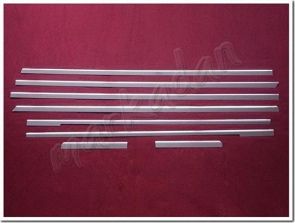 DB Chrome Mercedes Vito W447 Uzun Şasi Cam Çıtası Nikelajı 2014 Sonrası 8 Parça P.Çelik - Image 1