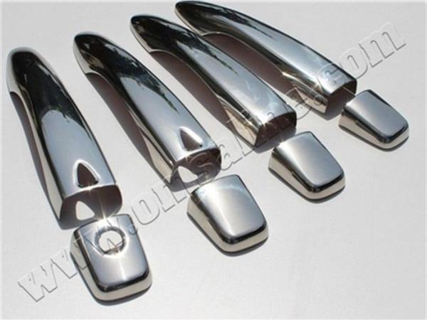 DB Chrome Nissan Qashqai Sensörlü Kapı Kolu Nikelajı 2014-2021 4 Kapı P.Çelik - Image 1