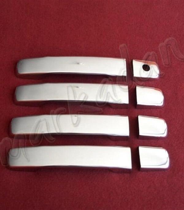 DB Chrome Nissan Qashqai Sensörsüz Kapı Kolu Nikelajı 2007-2014 4 Kapı P.Çelik - Image 1