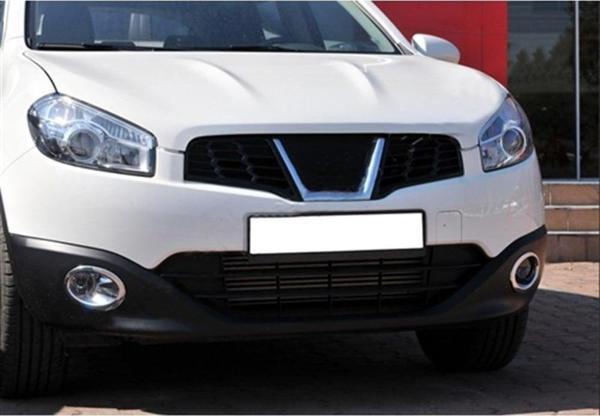 DB Chrome Nissan Qashqai Sis Farı Çerçevesi 2010-2014 2 Parça Abs Krom - Image 1