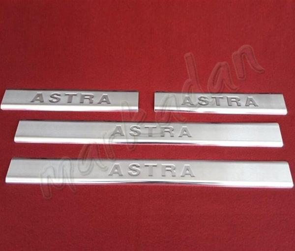 DB Chrome Opel Astra G Krom Kapı Eşiği 1998-2009 4 Parça P.Çelik - Image 1