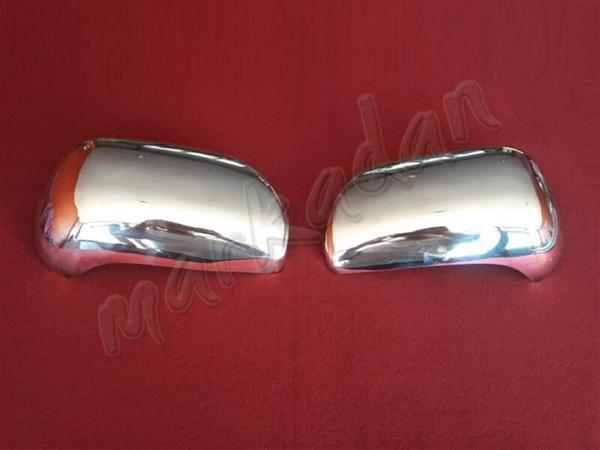 DB Chrome Toyota Land Cruiser PRADO 120 Krom Ayna Kapağı 2007 Sonrası 2 Parça P.Çelik - Image 1