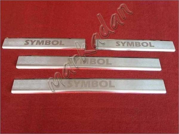 Db Chrome Renault Symbol Kapı Eşiği 2009-2012 4 Parça Paslanmaz Çelik - Image 1