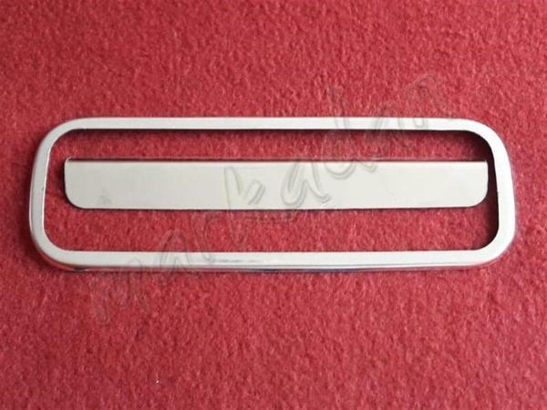 DB Chrome VW Caddy Bagaj Açma Nikelajı 2010-2014 2 Parça P.Çelik - Image 1
