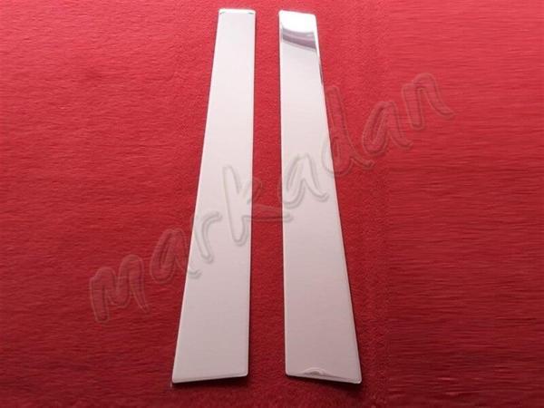 DB Chrome VW Caddy Kapı Direği Nikelajı 2004-2014 2 Parça P.Çelik - Image 1