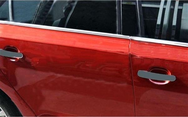 DB Chrome Skoda Fabia HB Cam Çıtası Nikelajı 2008-2014 4 Parça P.Çelik - Image 1