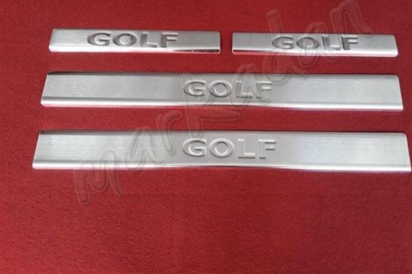 DB Chrome VW Golf 5 Krom Kapı Eşiği 2004-2009 4 Parça P.Çelik - Image 1