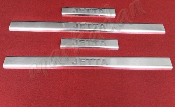 DB Chrome VW Jetta Krom Kapı Eşiği 2006-2011 4 Parça P.Çelik - Image 1