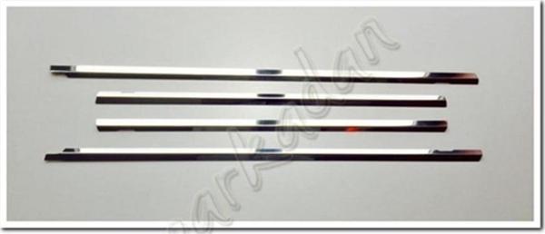 DB Chrome VW Polo Cam Çıtası Nikelajı 2009-2017 4 Parça P.Çelik - Image 1