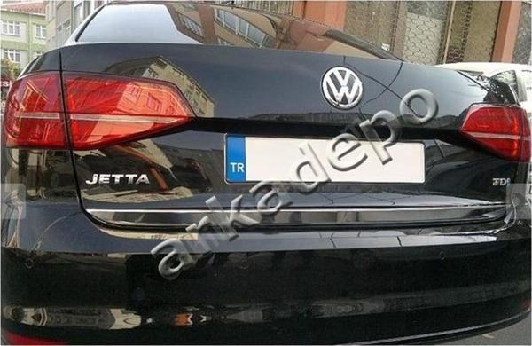 WOC Chrome VW Jetta Krom Bagaj Alt Çıta 2015-2017 Paslanmaz Çelik - Image 1