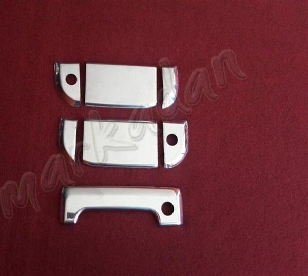 DB Chrome VW T4 Caravelle Kapı Kolu Nikelajı 1995-2003 3 Kapı 7 Parça P.Çelik - Image 1