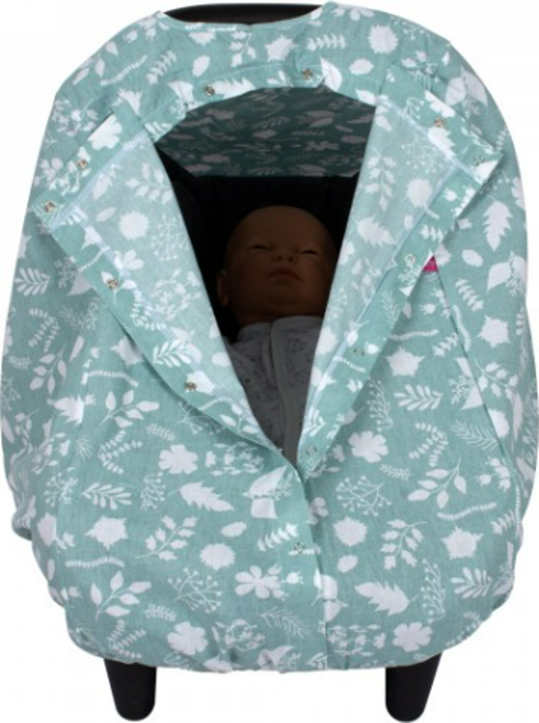Sevi Bebe 237.92 Anakucağı Örtüsü Yaprak Desen - Image 1