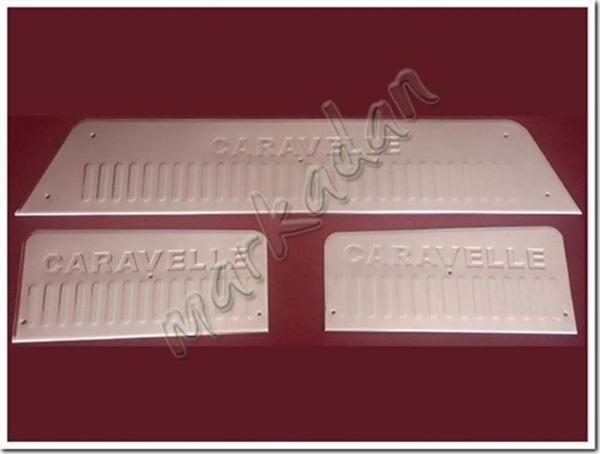 DB Chrome VW T5 Caravelle Krom Kapı Eşiği 2003-2014 3 Parça P.Çelik - Image 1