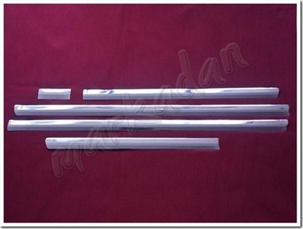 DB Chrome VW T5 Multivan Kısa Şase Krom Yan Kapı Çıtası 2003-2014 5 Parça P.Çelik - Image 1
