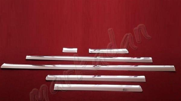 DB Chrome VW T5 Multivan Uzun Şasi Tek Sürgülü Krom Yan Kapı Çıtası 2003-2014 6 Parça P.Çelik - Image 1