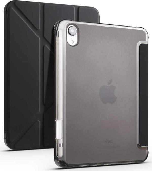 Apple ipad Air 11 M2 2024 Kılıf Yatay ve Dikey Standlı Uyku Modlu Kalemlikli Arkası Silikon Smart Kılıf - Image 1
