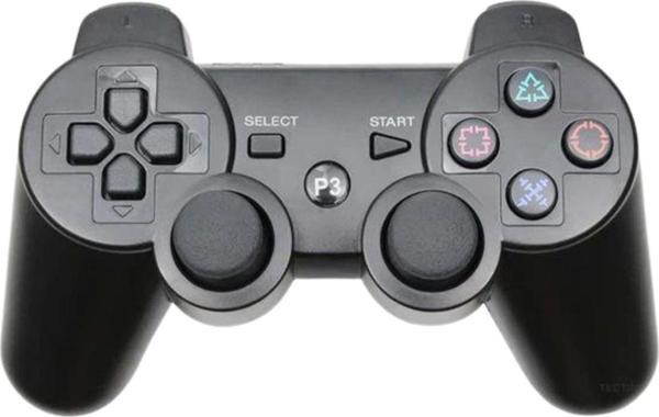 Cosmostech P3 Doubleshock PS3 Playstation 3 için Uyumlu Kablosuz Titreşimli Oyun Kolu Gamepad Joystick Controller Siyah - Image 1