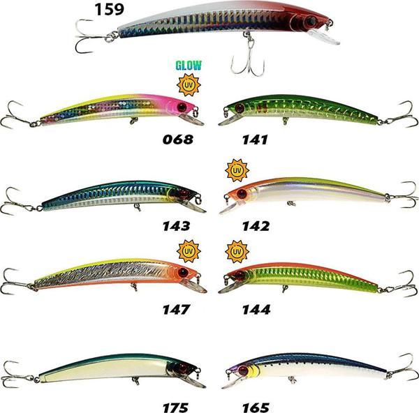 Fujin Crazy Minnow 110F 12gr Maket Balık 159 Flashing Red Head - Image 1