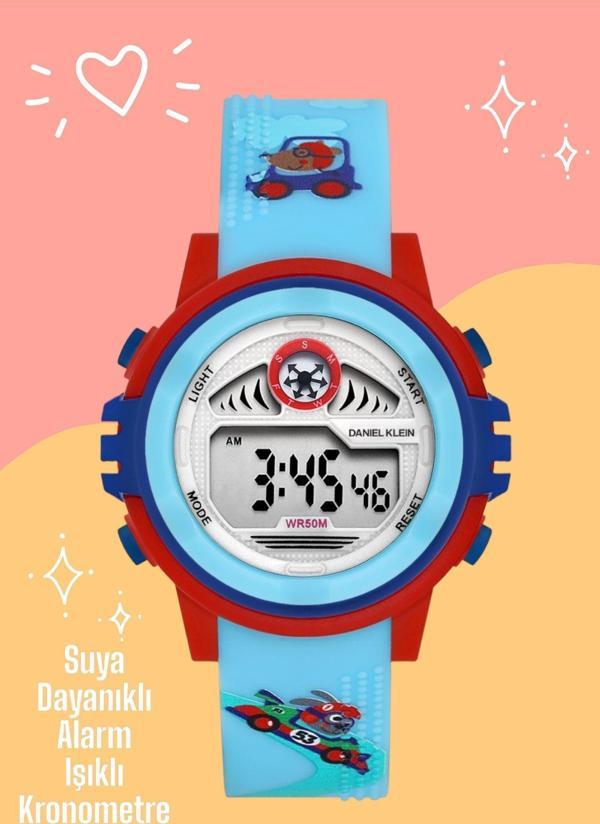 Daniel Klein Dijital Alarm+Kronometre+Aydınlatma Özellikli 5 Atm Dayanıklı Çocuk Kol Saati DK.2266.5 - Image 1