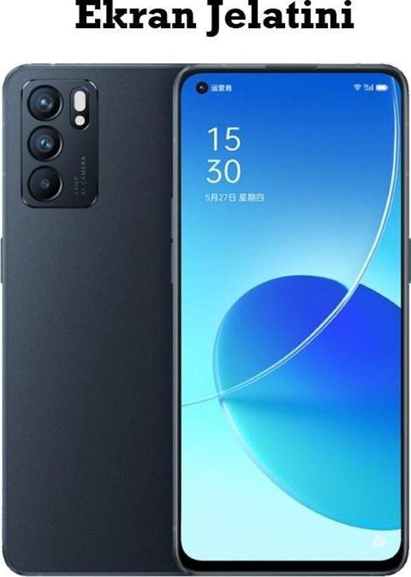 Oppo Reno 6 5G Uyumlu Ön Body Şeffaf Ultra Ekran Koruyucu Nano Jelatin - Image 1