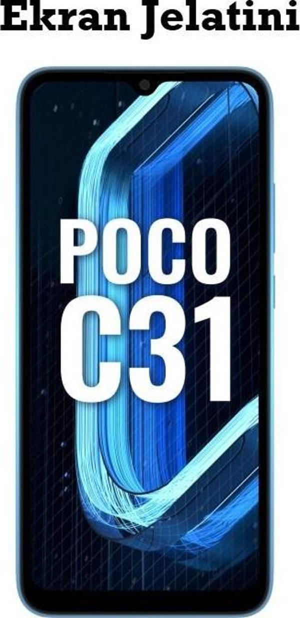 Xiaomi Poco C31 Uyumlu Ön Body Şeffaf Ultra Ekran Koruyucu Nano Jelatin - Image 1