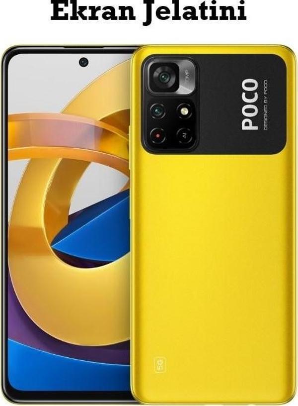 Xiaomi Poco M4 Pro 5G Uyumlu Ön Body Şeffaf Ultra Ekran Koruyucu Nano Jelatin - Image 1