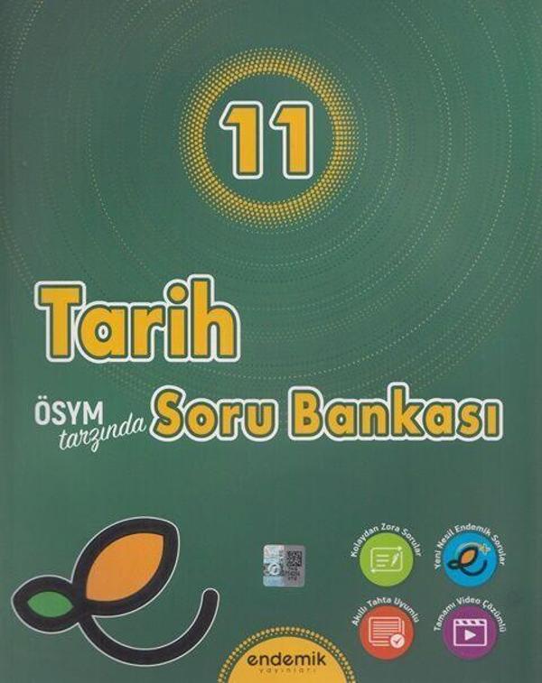 Endemik 11. Sınıf Tarih Soru Bankası Endemik Yayınları - Endemik Yayınları - Image 1